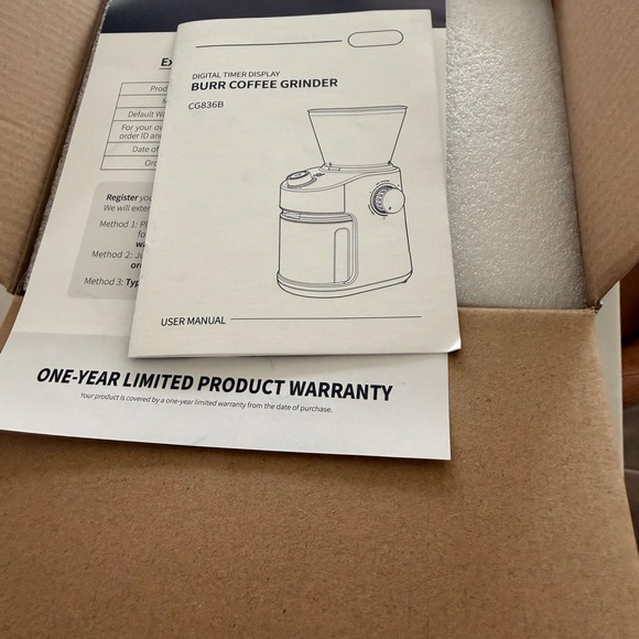 SHARDOR Electric Coffee Grinder Black - Picture 8 of 9